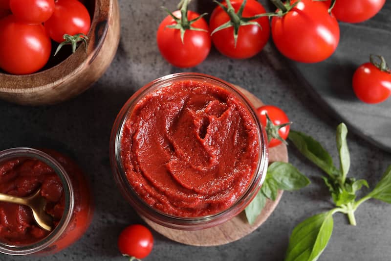 تصویر 2 از رب گوجه فرنگی طبیعی ارگانیک خوش رنگ و غلیظ برای آشپزی